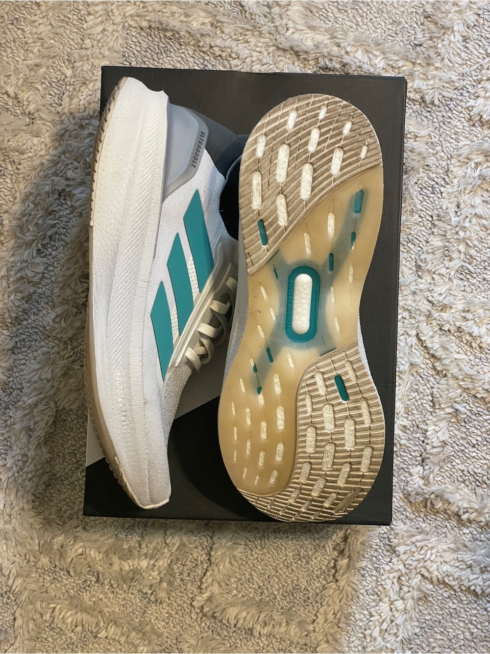 adidas Ultraboost 5x with Teal Three-Stripes - Picture 4 of 6